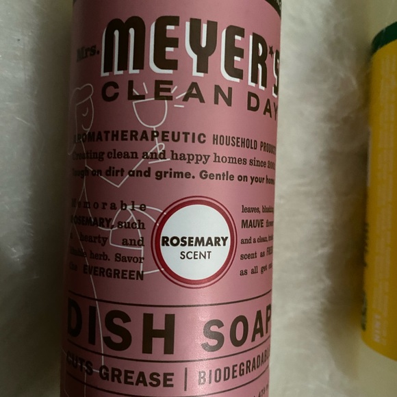 Lot (3) Mrs. Meyer’s Clean Day Dish Soap - Picture 3 of 5